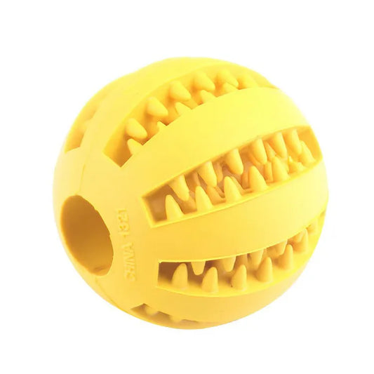 Dog treat dispenser ball