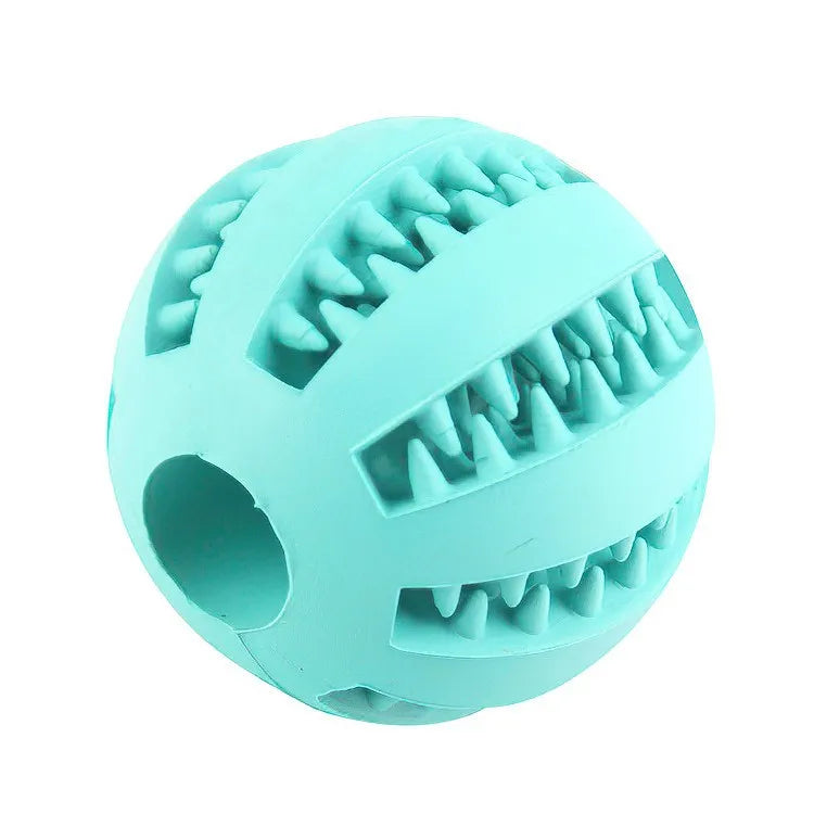 Dog treat dispenser ball