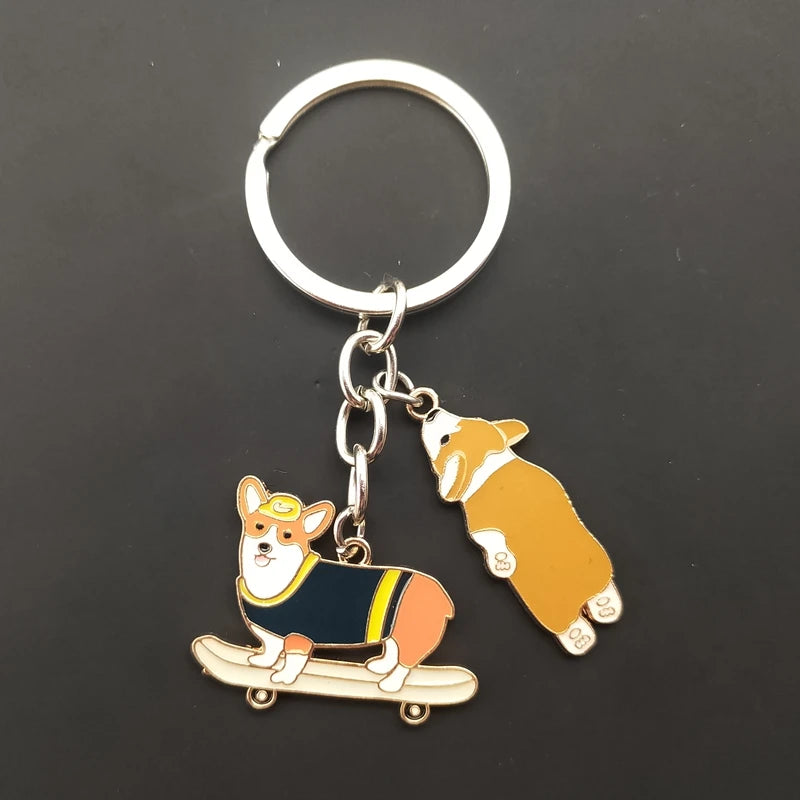 Corgi Keychain
