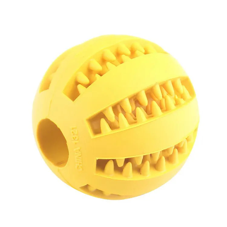 Dog treat dispenser ball