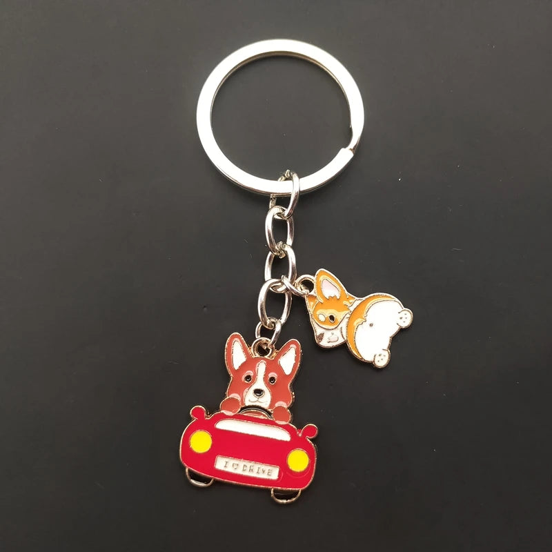 Corgi Keychain