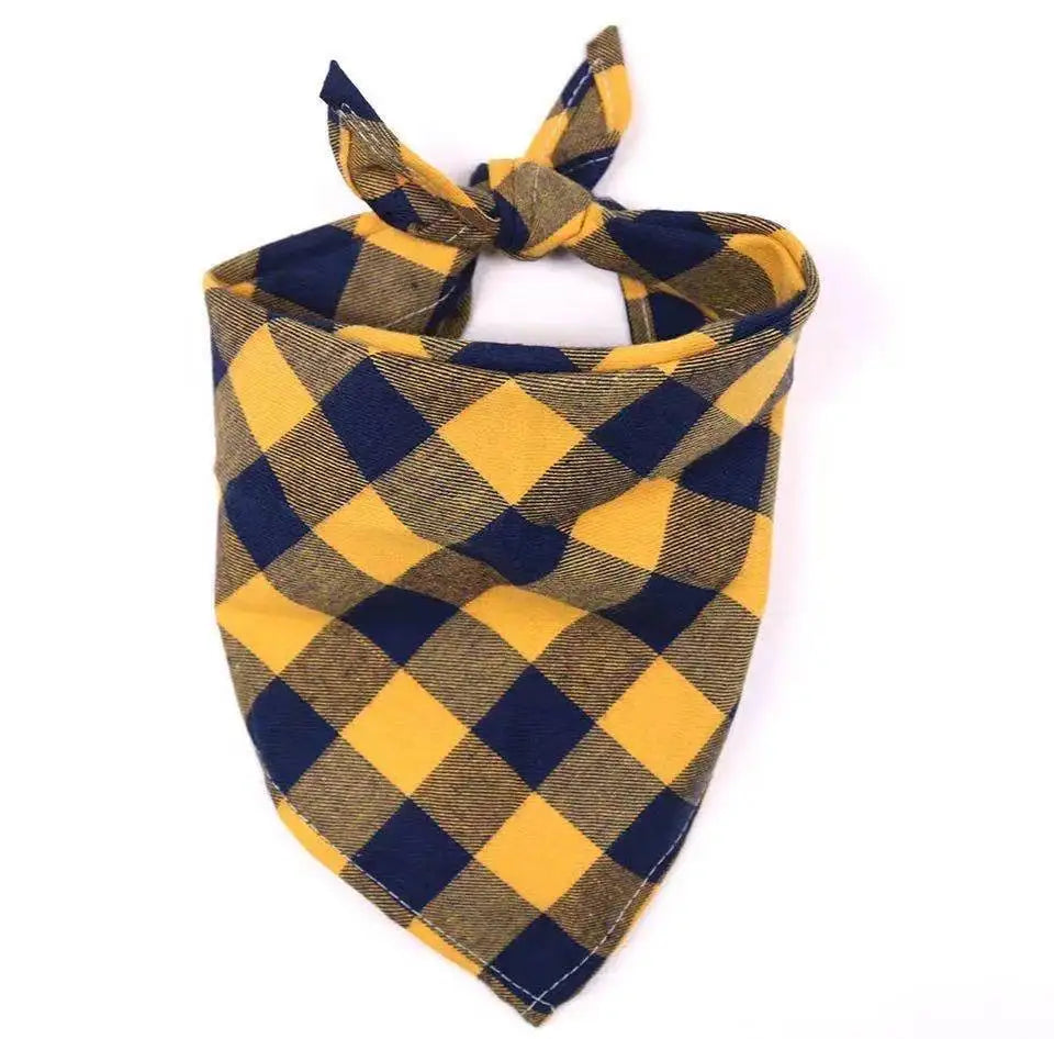 Classic Dog Plaid Bandana
