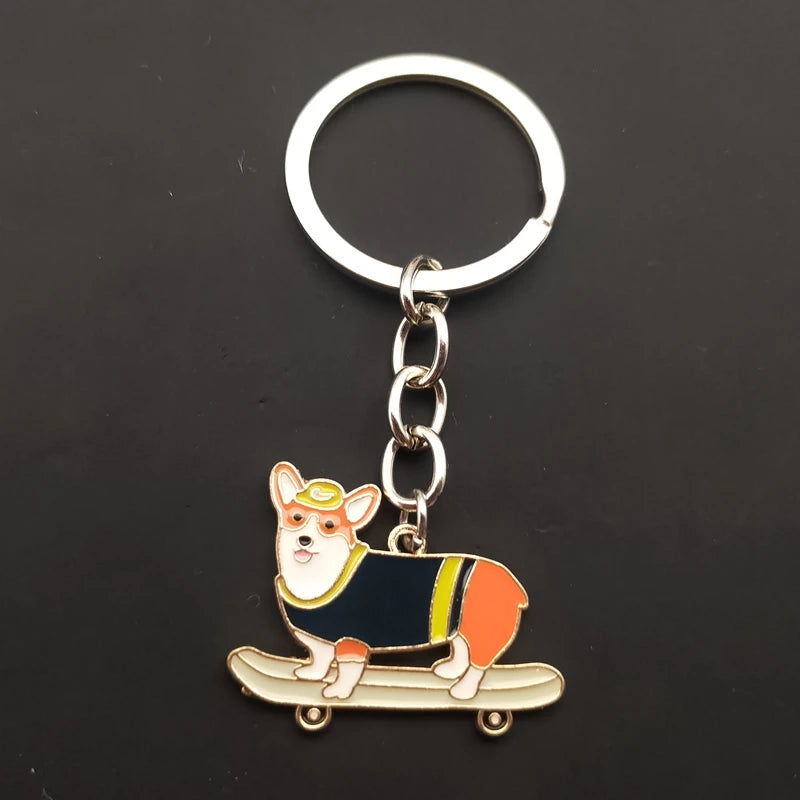 Corgi Keychain