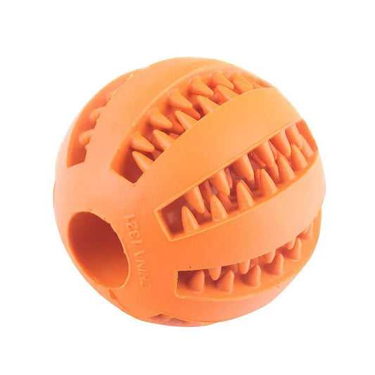 Dog treat dispenser ball