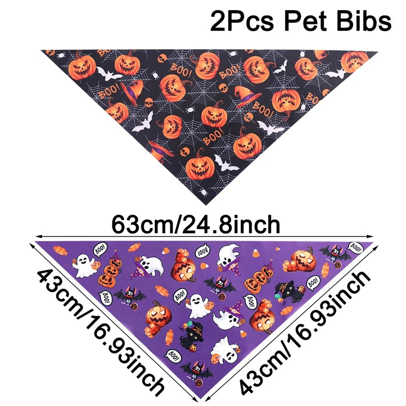Halloween Dog Bandanas