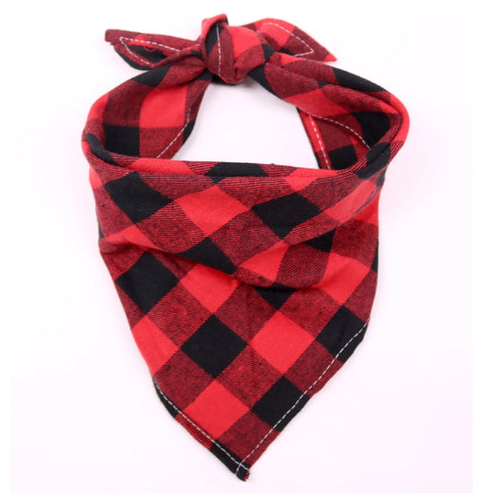 Classic Dog Plaid Bandana