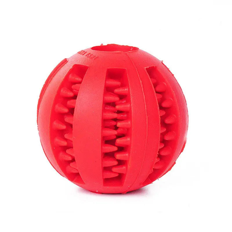 Dog treat dispenser ball