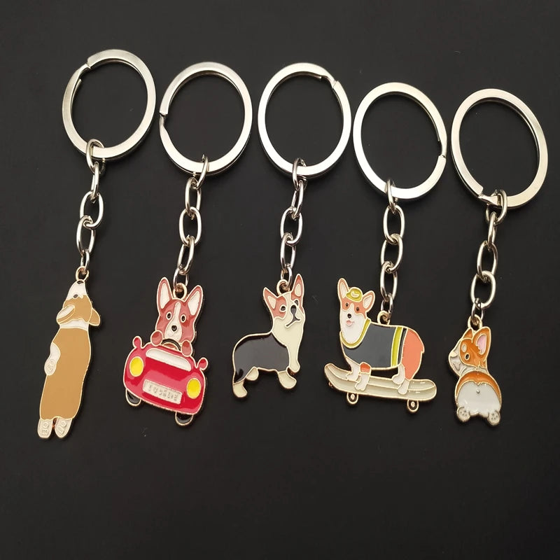 Corgi Keychain